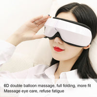 DIOZO Air Pressure Eye Massager Vibration Hot Compress Eyes Mask Bluetooth Music Fatigue Relief Relax Eye Massager Rechargeable