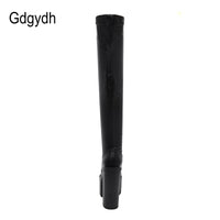 Original Gdgydh Thigh High Boots For Tall Women Utral High Heels Shoes Nightclub Party Platform Boots Over The Knee Women Stretch Winter