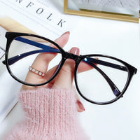 Original Blue Light Blocking Glasses Women Oversized Eyeglasses Anti Blue Light Computer Glasses Men Safety Eyewear Spectacle2022