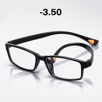 ELBRU - Original Finished Myopia Glasses Frame Women Men Ultralight TR Myopic Nearsighed Eyeglasses Students