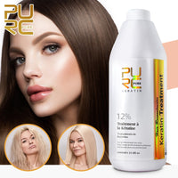 PURC 12% Brazilian Keratin Treatment Straightening Hair Keratin For Deep Curly Hair Treatment Wholesale Hair Salon Products PURE