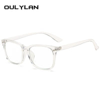 OULYLAN - Original Transparent Eyeglasses Women Men Anti Blue Light Glasses Frames Female Male Computer Eyewear Clear Optical Myopia Frame