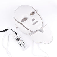 7 Colors Photon Therapy Led Facial Mask Skin Rejuvenation Tighten Acne Anti Wrinkle Korean Face Neck Beauty Spa Instrument