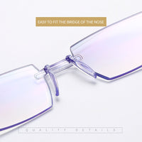 IBOODE - Original Finished Myopia Glasses Classic Anti blue   Light Prescription Optical Eyeglasses Women Men