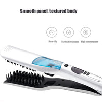 Steam Hair Straightener Brush Vapor Professional Hair Straightening Brush Moisturizing Care Hair Straightening Irons Comb