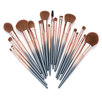 Jessup brushes 18pcs Makeup brushes set Powder Foundation Precision Blush Angled Contour Pencil Eyeshadow Eyeliner Eyebrow