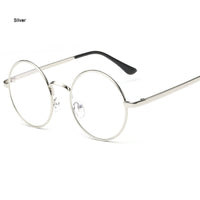 Original Round Metal Glasses for Computer Anti Blue Ray Frame Women Men Eyeglasses Transparent Spectacles Oculos De Grau