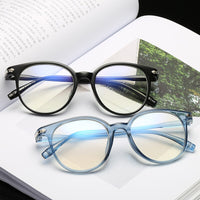 YOOSKE Women Glasses Frame Men Anti Blue Light Eyeglasses Frame Vintage Round Clear Lens Glasses Optical Spectacle Frame