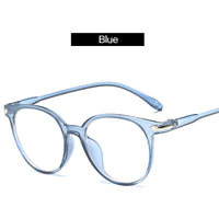 YOOSKE Women Glasses Frame Men Anti Blue Light Eyeglasses Frame Vintage Round Clear Lens Glasses Optical Spectacle Frame