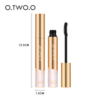 O.TWO.O 12pcs/set 3D Mascara Lengthening Black Lash Eyelash Extension Eye Lashes Brush Gold Color Mascara Makeup Kit