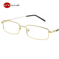 UVLAIK Titanium Alloy Glasses Frames Men Women Spectacle Transparent Eyeglasses Frame Business Eye Glasses Optical Glasses