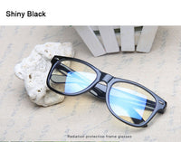 Original Glasses for The Computer Oculos de Grau Spectacle Frame for Men Women Transparent Eyeglasses Blue Coating Antireflective Anti UV