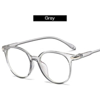 YOOSKE Women Glasses Frame Men Anti Blue Light Eyeglasses Frame Vintage Round Clear Lens Glasses Optical Spectacle Frame