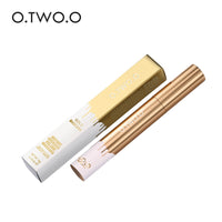 O.TWO.O 12pcs/set 3D Mascara Lengthening Black Lash Eyelash Extension Eye Lashes Brush Gold Color Mascara Makeup Kit