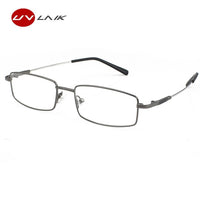 UVLAIK Titanium Alloy Glasses Frames Men Women Spectacle Transparent Eyeglasses Frame Business Eye Glasses Optical Glasses