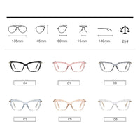 OTONY OFFICIAL STORE - Original Women Metal Legs Brand Designer Eyeglasses Optical Acetate Rim Spectacles