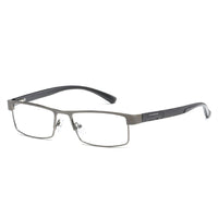 UVLAIK Men Titanium alloy Reading Glasses Non spherical 12 Layer Coated Retro Business Hyperopia Prescription Eyeglasses
