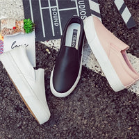 Original Women Sneakers Leather Shoes Spring Trend Casual Flats Sneakers Female New Fashion Comfort Slip-on Platform Vulcanized Shoes