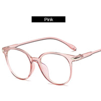 YOOSKE Women Glasses Frame Men Anti Blue Light Eyeglasses Frame Vintage Round Clear Lens Glasses Optical Spectacle Frame