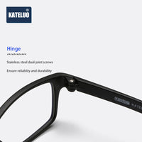 KATELUO - Original Glasses Anti Blue Light Lens Tungsten Computer Eyewear Anti Fatigue Radiation-resistant Eyeglasses Frame for Men/Women