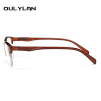 Oulylan Retro Reading Glasses Men Women Ultralight Anti-fatigue Hyperopia  Eyeglasses Prescription Diopter +1.0 1.5 2.0 4.0