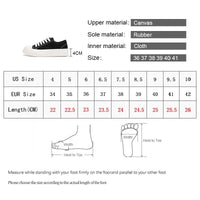 Original Smile Circle Chunky Sneakers Women Flat Platform Canvas Shoes Spring Summer Fashion Round toe Casual Shoes Ladies Sneakers