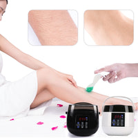 500ML Wax Heater Body Hair Removal Tool Professional Mini SPA Hand Epilator Paraffin Wax Heating Warmer Machine Display Screen