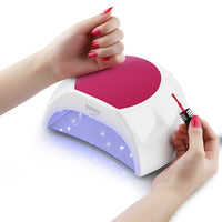 SUN2C LED Nail Lamp for Manicure 48W Nail Dryer Machine UV Lamp For Curing UV Gel Nail Polish With Motion sensing LCD Display