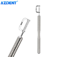 AZDENT Dental Orthodontic Interproximal Enamel Reduction Automatic Strip Slicing Set Double Sided with Measuring Tape Handle