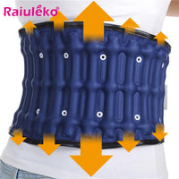 Belt Care Physio Decompression Health Brace Support Back Relief Waist Lumbar Traction Backache Pain Air Column Massager Parent