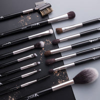 BEILI Black 20 pcs Makeup Brushes Set Professional Goat Synthetic hair Powder Foundation Blush Eyebrow Eyeshadow Make up Brush