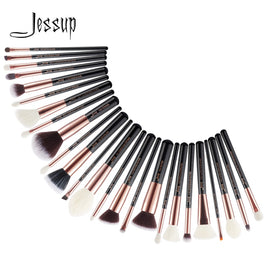 Jessup Beauty 25pcs Makeup Brush Set Natural Hair maquiagem professional complete Foundation Eyeshadow Contour Highlighter T155