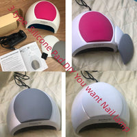 SUNUV SUN2C 48W Nail Lamp UV Lamp SUN2 Nail Dryer for UVLED Gel Nail Dryer Infrared Sensor with  Rose Silicone Pad Salon Use