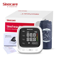 Adjustable Cuff 2-Users Mode Sinocare sphygmomanometer Arm Blood pressure monitor  Professional Digital Blood pressure monitor