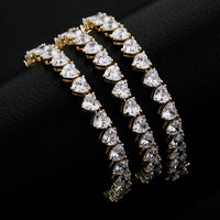 Original TOPGRILLZ 2022 New 6MM Prong Setting AAA Iced Out Cubic Zirconia Necklace Gold Plated Micro Pave Hip Hop Fashion Jewelry