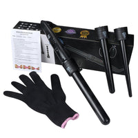 5 in 1 Hair Curling Iron Wand Set Crimp Corrugation 9-32mm Crimper with Interchangeable Curler Roller Tongs Salon Hair Waver