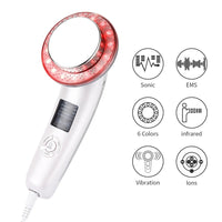 6 In 1 EMS Body Slimming Massager RF Ultrasonic Cavitation Anti Cellulite Massage Fat Burner Weight Loss Face Skin Care Tool