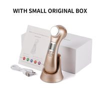 6 in 1 RF EMS Microcurrent Mesotherapy Skin Lifting Massager LED Photon Rejuvenation Beauty Machine Jaw Slimming Face Care Tool