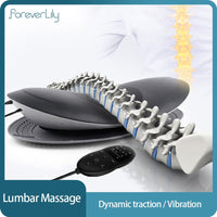 Electric Lumbar Traction Device Waist Back Relaxation Massager Lumbar Spine Support Vibration Relieves Waist Pain Body Fatigue