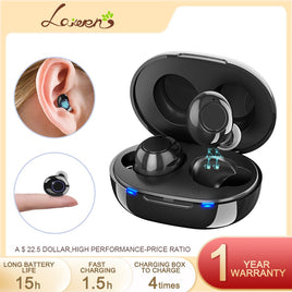 Hearing Aid Rechargeable Intelligent Hearing Aids Sound Amplifier Low Noise One Click Adjustable Tone Hearing Device For Elderly