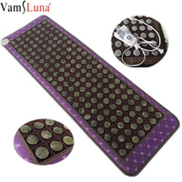 New Far Infrared Heating Pad Natural Jade Tourmaline Mat Electric Hot Stone Heating Mattress Therapy Massage Cushion Jade Mat