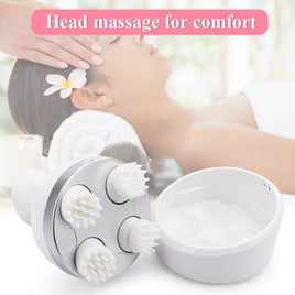 Waterproof Electric Head Massage Wireless Scalp Massager Prevent Hair Loss Promote Hair Growth Tools Vibrating Brain Care