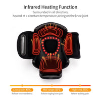 Electric Infrared Heating Knee Massage Air Pressure&amp; Vibration Physiotherapy Instrument Knee Massage Rehabilitation Pain Relief