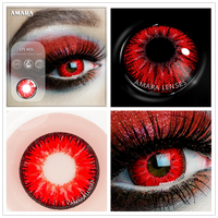 AMARA LENSES - Original 2pcsCosplay Anime Eyes Lenses for Eyes AYY Series Makeup Sharingan Beauty Contact Lenses Eye Cosmetic Color Lens Eyes