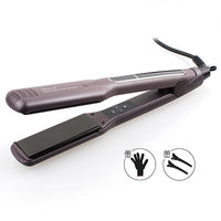 Professional Hair Straightener Curler Wide Plate Ceramic Hair Flat Irons Keratin Treatment 230℃ MCH Fast Heating Salon Styler