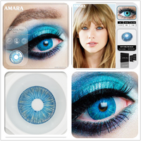 AMARA LENSES - Original 2pcsCosplay Anime Eyes Lenses for Eyes AYY Series Makeup Sharingan Beauty Contact Lenses Eye Cosmetic Color Lens Eyes