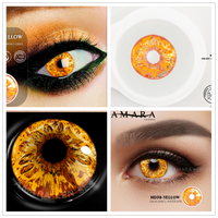 AMARA LENSES - Original 2pcsCosplay Anime Eyes Lenses for Eyes AYY Series Makeup Sharingan Beauty Contact Lenses Eye Cosmetic Color Lens Eyes