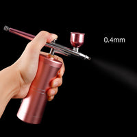 Mini Air Compressor Kit Spray Gun Airbrush For Nail Art Desgin Manicure Tattoo Craft Cake Nail Tool Set Airbrush Painting Inks