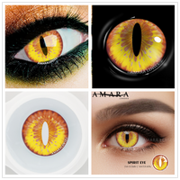 AMARA LENSES - Original 2pcsCosplay Anime Eyes Lenses for Eyes AYY Series Makeup Sharingan Beauty Contact Lenses Eye Cosmetic Color Lens Eyes