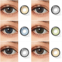 Original Magister Color Contact Lenses for Eyes 1 Pair Natural Brown Lenses Beauty Pupils Blue Lenses Gray Eye Contact Yearly Color Lens